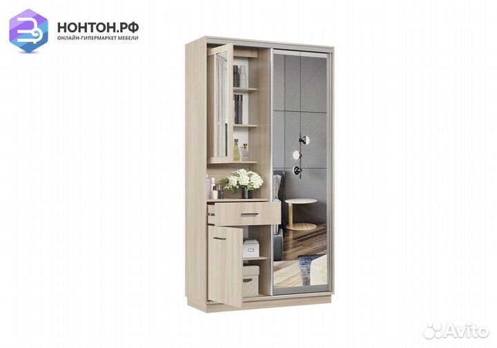 Прихожая-купе Мэн ясень шимо светлый