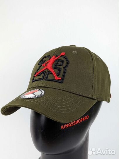 Бейсболка Jordan хаки