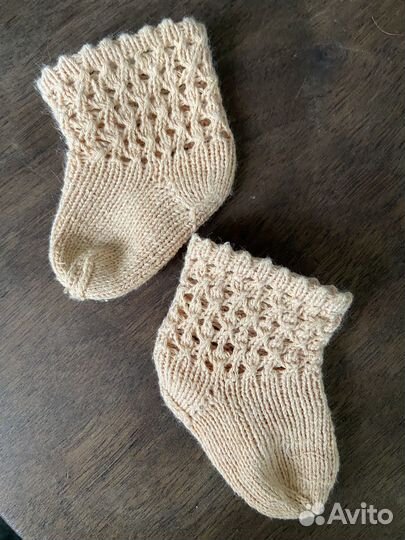 Носочки для антикварной куклы