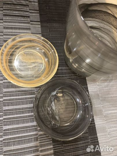 Кашпо-горшок для орхидей стекло