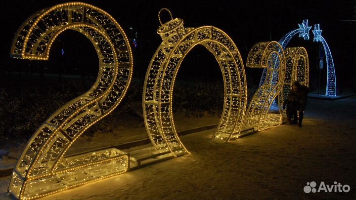 Светодиодные фигуры для уличного оформления