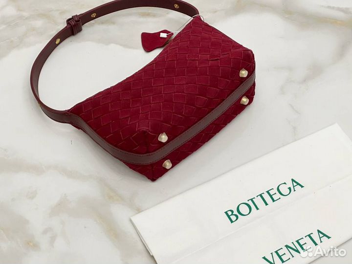 Сумка женская bottega veneta натуральная замша