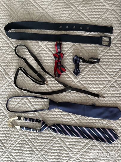 Галстук бабочка, подтяжки для мальчика, галстуки