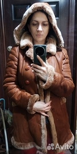 Дубленка искусственная женская 44 46