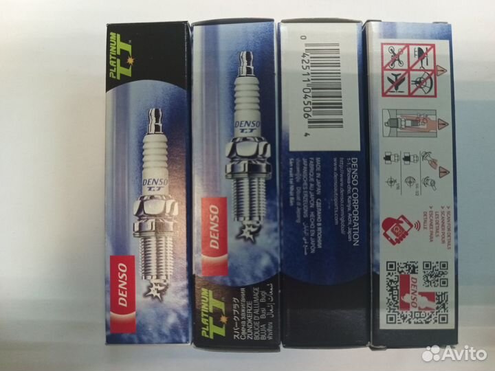 Свечи платиновые Denso PKH20TT, 4506