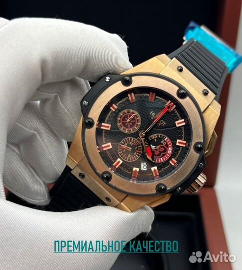 Мужские часы Hublot с гарантией