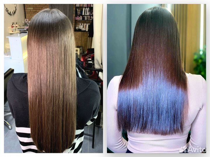 Кератиновое выпрямление/Ботокс для волос