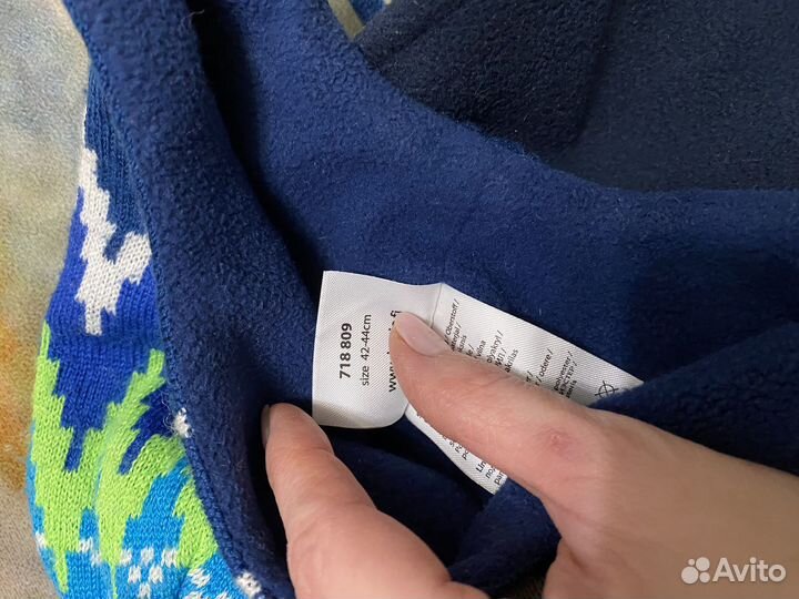 Шапка шлем lassie и манишка