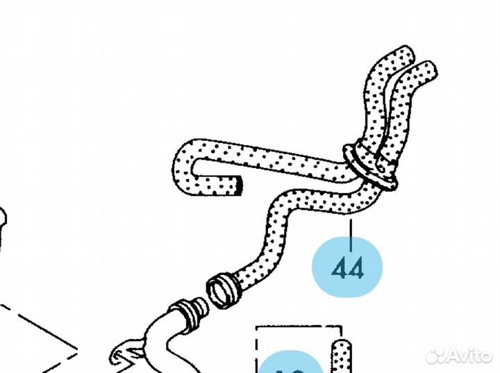 Патрубок охолождающей жидкости ремонт 8K1819371AB