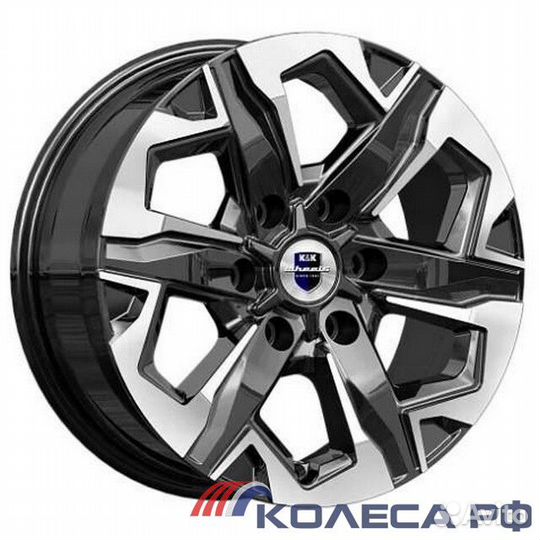 Диски Тейт 7.5/17 6x139.7 ET45 d93.1 алмаз чёрный