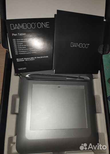 Графический планшет wacom bamboo one
