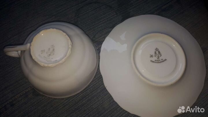 Чайная пара чехословакия