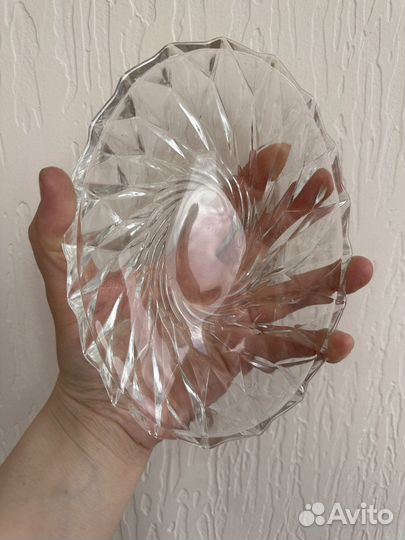 Блюдо хрустальное СССР