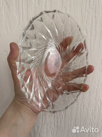 Блюдо хрустальное СССР
