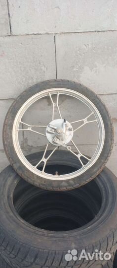 Переднее калесо на мопед alpha