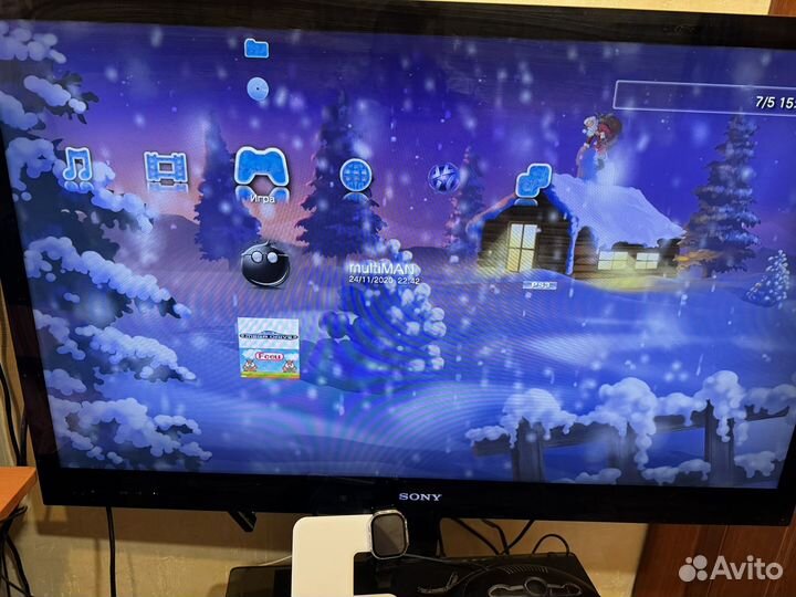 Sony PS3 slim+move+пульт