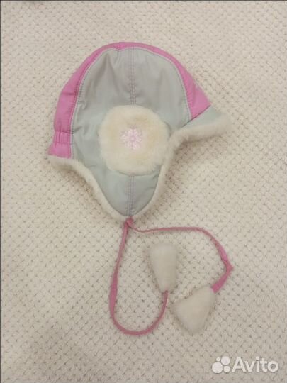 Шапка ушанка для девочки зима