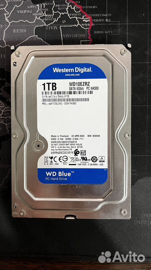 Жесткий диск WD Blue 1TB 3.5
