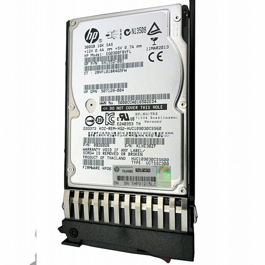 [E2D55A] Жесткий Диск Hp 730709-001 300gb Msa Sas 2 E2d55a