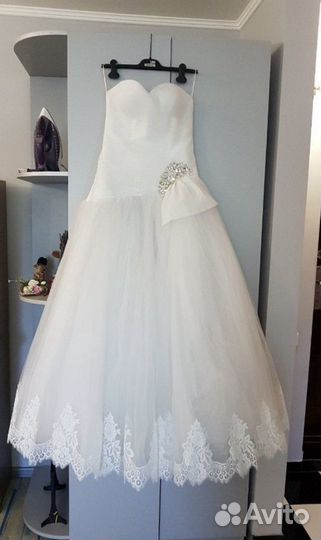 Свадебное платье 42 44 пышное