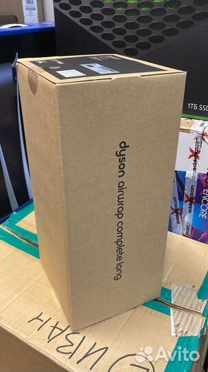 Стайлер dyson airwrap complete long hs05 blue