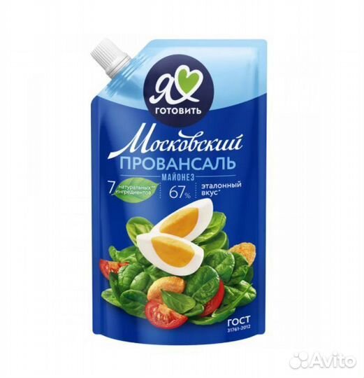 Майонез Московский Провансаль 67 390мл