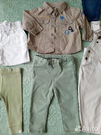 Пакет фирменных вещей для мальчика 74 размер hm