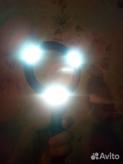 Увеличительное стекло, лупа с подсветкой