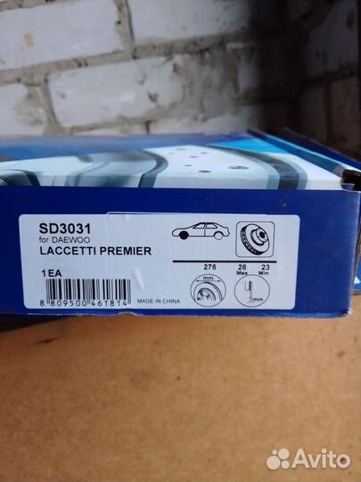 Тормозные диски chevrolet cruze