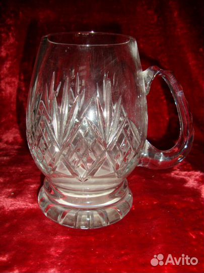 Пивная кружка бокал хрусталь