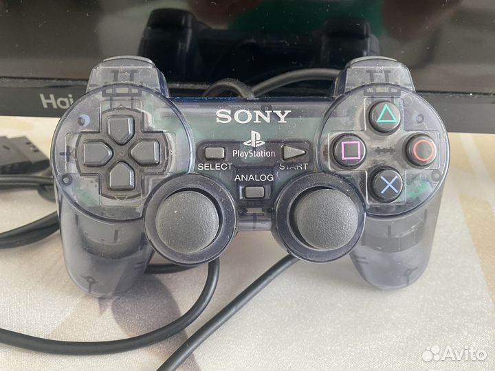 Оригинальный прозрачный джойстик для PS2