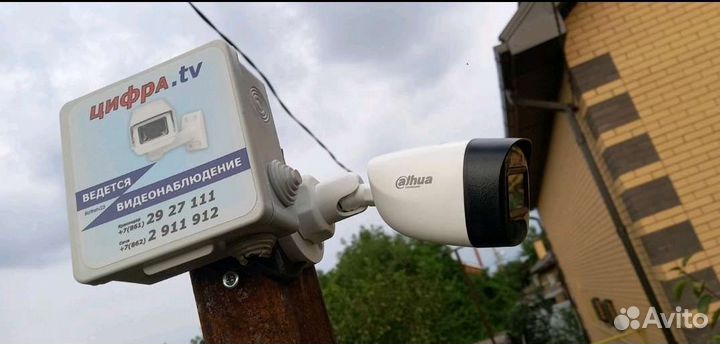 Wi-Fi Видеонаблюдение на дачу с микрофоном и динам