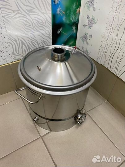 Перегонный куб 26л с фальш дном
