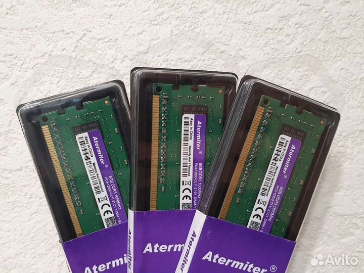 Память DDR3 8Gb Atermiter 1600Мгц