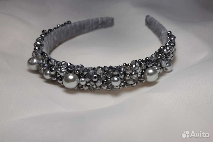 Ободок для волос ручной работы