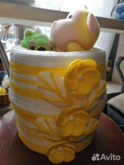 Корзина плетеная для хранения