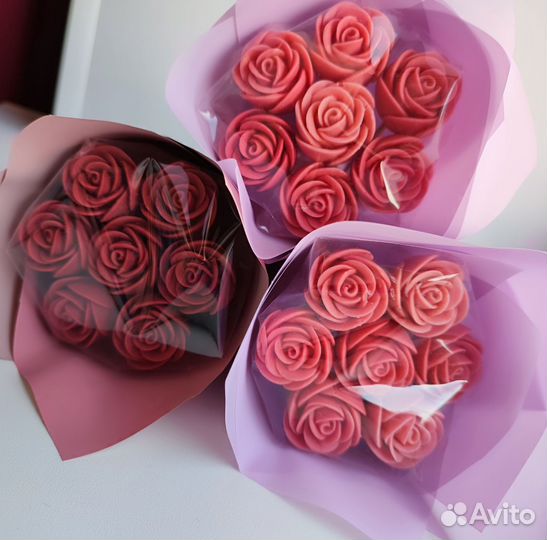 Букет из шоколада розы из бельгийского шоколада