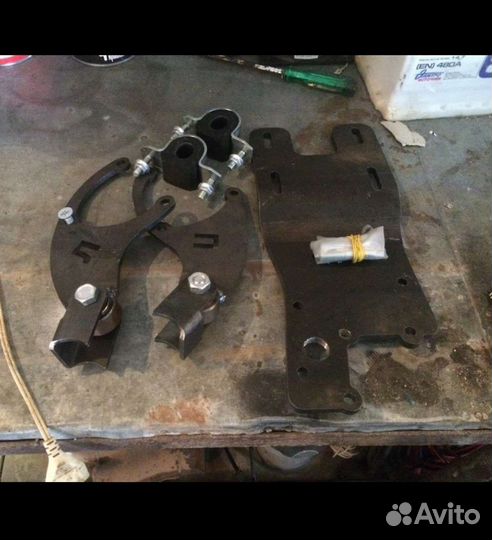 Отвязка переднего моста