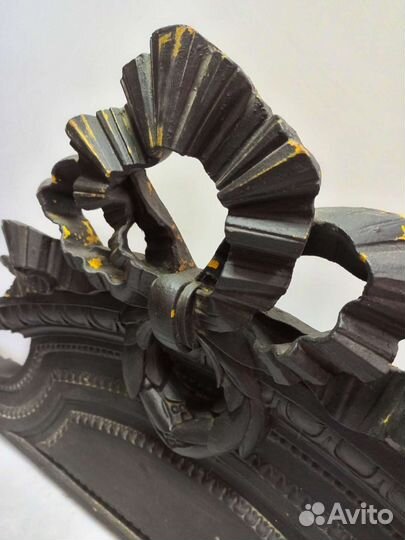 Навершие старинное от горки зеркала буфета