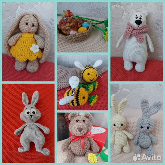 Вязаные игрушки на заказ