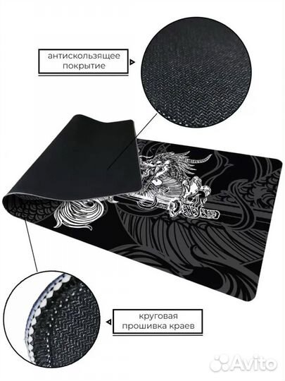 Коврик для компьюьерной мыши с принтом 900х400