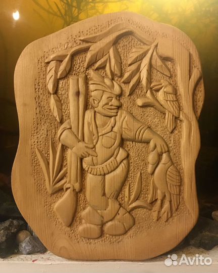 Панно: Сцена утиной охоты