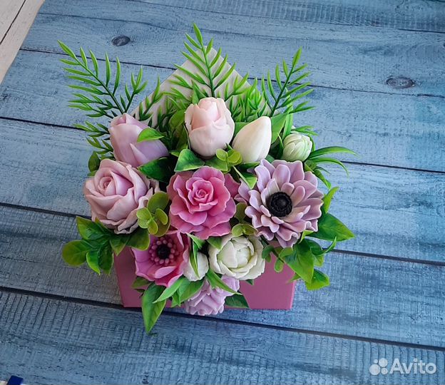 Мыло ручной работы букеты