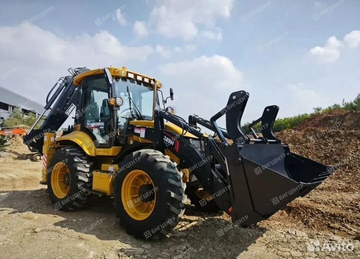 Экскаватор-погрузчик Shanmon 388H, 2024
