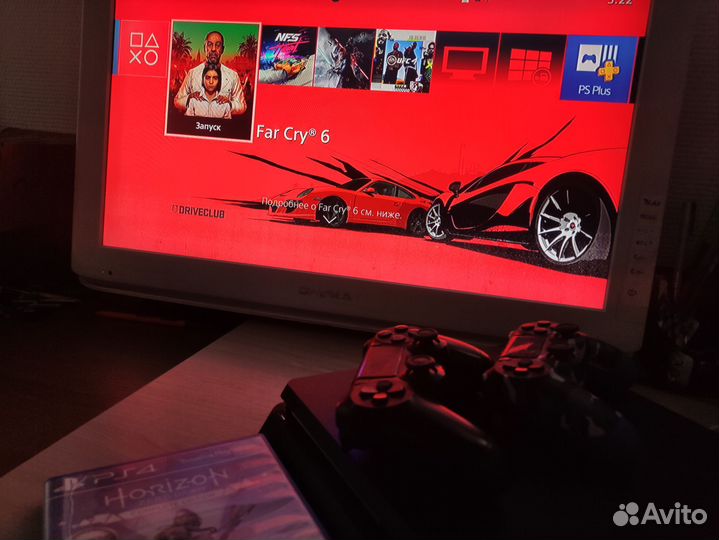 Sony PS4 slim с играми