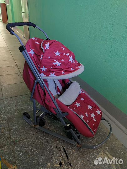 Коляска санки