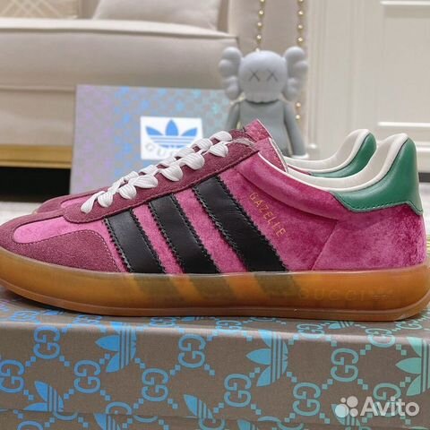 adidas gazelle x gucci