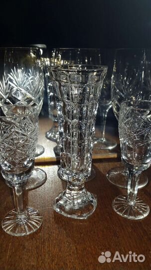 Фужеры хрустальные СССР