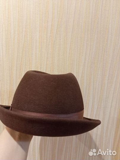 Шляпа мужская фетровая