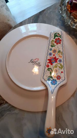 Блюдо для торта с лопаткой